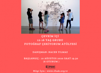 ÇEVRİM İÇİ 12-16 YAŞ GRUBU FOTOĞRAF ÇEKİYORUM! ATÖLYESİ