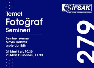 279. Dönem Temel Fotoğraf Semineri (Yüz Yüze)