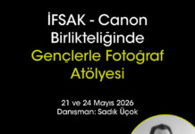 İFSAK – CANON Birlikteliğinde “Gençlerle Fotoğraf ” Atölyesi